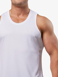 Débardeur noir sans manches pour homme – Gilet décontracté léger pour l'été et l'entraînement - Product Image 4
