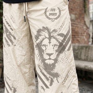 Pantalones Holgados de Lona de Nailon, Premium, Transpirables, de Secado Rápido, Ecológicos, Diseñados para Entrenamientos en el Gimnasio y Actividades al Aire Libre - Product Image 6
