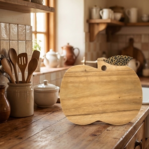Tabla de Madera de Suar de Grado Alimenticio con Incrustaciones de Bambú Negro, Bandeja Grande Natural sin Barnizar, Hecha a Mano en Bali, Regalo Artesanal de Madera - Product Image 4