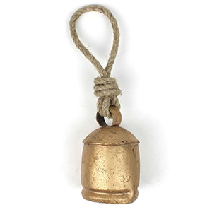 Juego de Campanas Rústicas Navideñas al por Mayor, Campanas Colgantes de Metal Hechas a Mano en Oro Antiguo para Guirnaldas, Coronas, Árboles y Decoración Rústica - Product Image 2