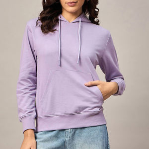 Custom Womens Puff Print Streetwear Womens Hoodie Apparel Supplier With Custom Hoodie For US Streetwear Brands - Product Image 2