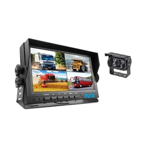 TV 7-inch tất cả-trong-một điện thoại di động <span class=keywords><strong>DVR</strong></span> Xe màn hình với 4CH AHD 960P USB SD thẻ kết nối điều khiển từ xa RGB khuếch đại Quad hiển thị - Product Image 1