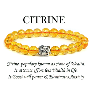 High Quality Citrine Beads Buddha Bracelet Romantic Gift Fashion Charm Jewelry <b>for</b> <b>Men</b> Women Energy Meditation - Product Image 5