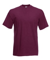 T-shirt décontracté pour homme à col ras du cou et manches courtes, 100 % coton, motif uni, logo frontal, tissu tricoté 150g, anti-plis, anti-boulochage