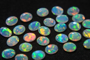 100% Natural Welo Ethiopian <b>Opal</b> Faceted Oval Cut Precious Gemstone October Birthstone Loose Faceted <b>Opal</b> 6x4mm - Product Image 5