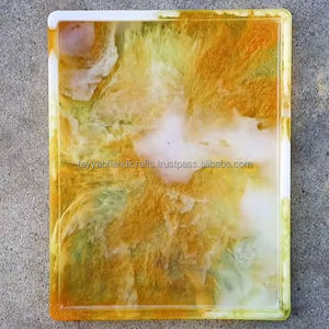 Bandeja de servicio de resina de calidad superior de diseño artificial de estilo MODELO DE LA India para regalos entretenidos - Product Image 1