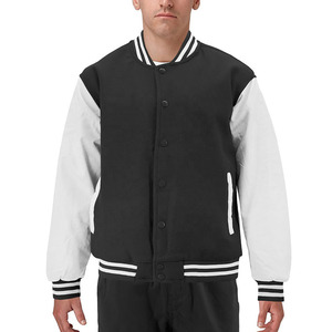 Blousons universitaires unisexes fabriqués en usine avec motif géométrique, col montant et capuche – Étiquette personnalisée, vente chaude et prix compétitif - Product Image 2