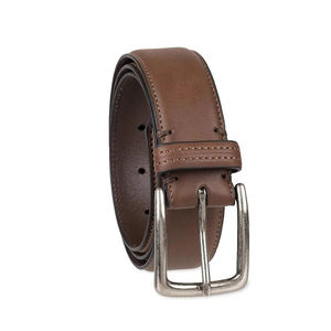 Ceinture en cuir de vachette de qualité supérieure, style décontracté, boucle argentée réglable, respirante, design personnalisé, best-seller - Product Image 3
