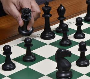 Pions d'échecs en plastique de la série Wholesale Player, 3,8 pouces, modèle King Tournament, design Staunton durable, au meilleur prix - Product Image 4