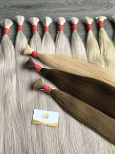 Vente chaude Européenne Russe Naturel Vierge Extensions De Cheveux De Haute Qualité Doux Lisse Sain Blond Cheveux Extensions De Cheveux Humains - Product Image 5