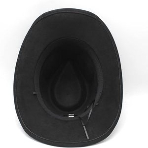 Unisex Wide Brim <b>Western</b> Fedora <b>Hats</b> - Product Image 3