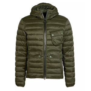 Chaqueta Acolchada con Capucha para Hombre, Estilo Urbano, Poliéster Mate, Logotipo Personalizado, Precio de Fábrica, MOQ Bajo - Product Image 1