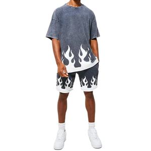 Camiseta Ringer de Algodón 100% de Alta Calidad para Hombre, Corte Slim, Lavado Ácido, con Estampado de Logotipo Personalizado, de Secado Rápido, Manga Corta, Tejido de Punto - Product Image 1