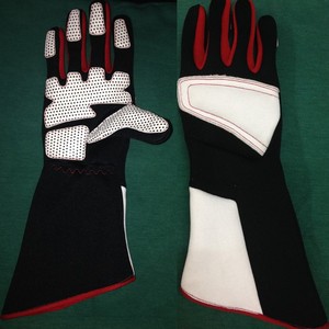 Full Finger Polyester Cotton Lightweight Waterproof Racing Gloves Black White Red Non Slip Outdoor Male <b>Hook</b> Loop Closure Winter - Product Image 2