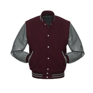 Chaqueta Varsity Personalizable al por Mayor, con Cuello Alto y Logotipo Frontal, Estilo Invernal para Marcas de Ropa Universitaria y Minoristas, Pedidos al por Mayor - Product Image 2