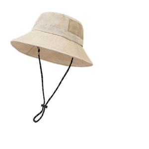 <b>Summer</b> Waterproof Bucket <b>Hats</b> for <b>Men</b> Plain Outdoor Fisherman Sun Caps Nylon Boonie Surf Bucket <b>Hat</b> With Zipper Pocket - Product Image 3