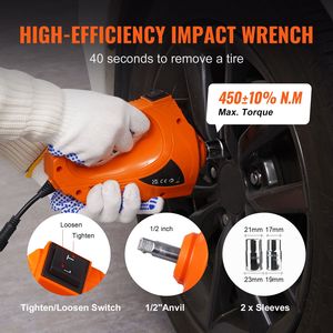 Martinetto Elettrico Portatile per Auto con Chiave a Impatto da 5 Tonnellate/11023 LBS, Pompa Gonfiabile Integrata, Sollevatore Idraulico 12V - Product Image 4