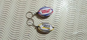 Custom Mini Rugby Ball Keychain | <b>PU</b> Leather Sports Keyring | Promotional Rugby Key Holder Souvenir Gift - Product Image 4