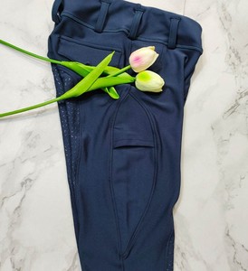 Culottes d'équitation vintage personnalisées 100 % coton pour enfants, leggings ajustés anti-humidité pour enfants - Product Image 3