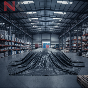 Lámina Protectora de Grado Profesional, Resistente, Impermeable, de Plástico PE, para Materiales de Construcción y Transporte - Product Image 3