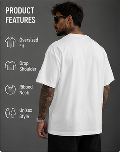 Custom Oversized Streetwear T-Shirt 100% Cotton Heavyweight Graphic Tee | Free Custom Logo Print - Product Image 6