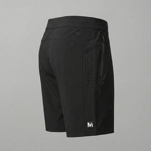 Pantalones Cortos Deportivos Elásticos Negros de Primera Calidad para Unisex, Transpirables, para Gimnasio, Correr, Entrenamiento, Secado Rápido, Ropa Deportiva MI - Product Image 5