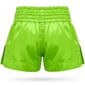 Shorts de Muay Thai, taille universelle, tissu satiné, pour entraînement et compétition de boxe - Product Image 3