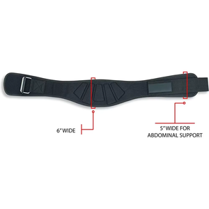 Cinturón de Levantamiento de Pesas de Neopreno con Cierre Rápido para Hombre y Mujer, Cinturón de Fitness con Hebilla de Acero - Product Image 2