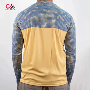 Camisas de Pesca de Moda, de Alta Calidad, 220 GSM, 100% Algodón, Cuello Redondo, Antibacterianas, de Secado Rápido, con Bolsillos Tipo Cargo y Botones - Product Image 4