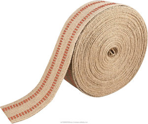 100% correas ecológicas de yute 3,5 "X 33 Yd rollos 36 Lbs correas de tapicería para sillas decoraciones artesanales exportador JF Trading - Product Image 3