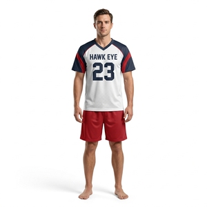 Conjunto de Uniforme de Fútbol Sublimado, Camiseta y Pantalones Cortos Personalizados para Equipos, para Entrenamiento y Competición - Product Image 4