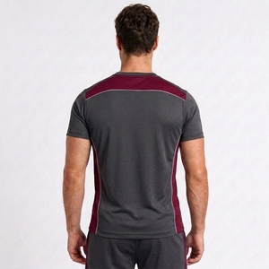 Camisetas de Gimnasio Personalizadas para Hombre, Cuello Redondo, Manga Corta, 100% Algodón, Ecológicas, de Secado Rápido, Transpirables, para Fitness, Deportes, Casuales, Corte Regular - Product Image 2