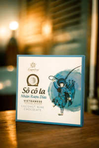 ช็อกโกแลตพรีเมียม ZOOM VIET NAM กล่อง 8 ชิ้น รสไวน์มะพร้าว ไวท์ช็อกโกแลต ผลิตในเวียดนาม เหมาะสำหรับเป็นของขวัญ - Product Image 2