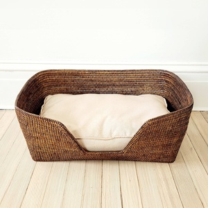 Sofás de mimbre hechos a mano para mascotas, sofá cama para perros, camas para gatos, precio directo de fábrica - Product Image 5