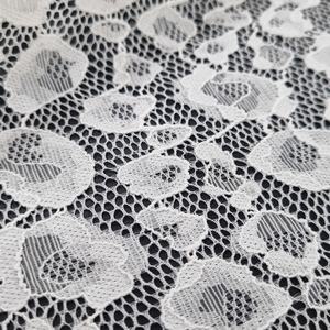 Encaje Elástico Floral con Borde Festoneado, Nailon y Spandex, 23cm, Banda Decorativa de Encaje Elástico de Punto para Lencería y Vestidos - Product Image 2