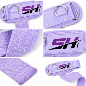Dynamic Grip Fitness Neoprene Dowel Lifting Straps Breathable Adjustable Comfort Technology Weightlifting <b>Power</b> Training Muscle - Product Image 4