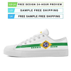 Venta al por Mayor de Zapatos de la <span class=keywords><strong>Copa</strong></span> <span class=keywords><strong>Mundial</strong></span> de Fútbol Brasil 2026, OEM ODM, Impresión Bajo Demanda, Nombre del Equipo, Logotipo Personalizado, <span class=keywords><strong>Zapatillas</strong></span> para Fanáticos FN027-26027054-3 - Product Image 3