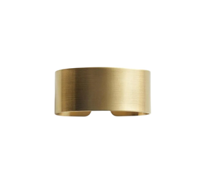 Classic Brass Napkin Ring Circle Shape 4.5cm Width Table Decoration Accessory Napkin Ring Tabletop <b>Tissue</b> Holder - Product Image 3