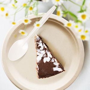 Paquete de 50 Cucharas Biodegradables y Compostables de 6.7 Pulgadas, Juego de Cubiertos Desechables Resistentes para Fiestas, Bodas, Campamentos, Sin Plástico - Product Image 2