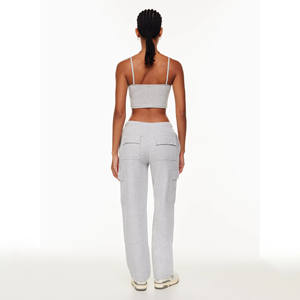 Pantalones Cargo de Invierno para Mujer, Transpirables, de Alta Calidad, Cintura Alta, Pierna Ancha, Estilo Urbano, Venta al Por Mayor - Product Image 2