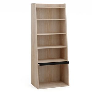 Libreria a 6 Ripiani Autoportante con 2 Mensole Regolabili e Porta a Ribalta per Casa, Ufficio o Aula - Product Image 4
