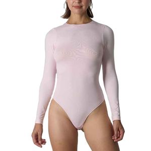 Nuevo Traje Deportivo de Nylon de Calidad Estándar para Verano, Sin Costuras, de Manga Larga y Cuello Redondo para Mujer - Product Image 2