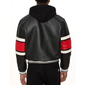 Custom Made Outdoor Best Selling Genuine Cowhide Avirex <b>Jackets</b> Breathable Custom Logo Plus Size <b>Real</b> <b>Leather</b> Avirex <b>Jacket</b> Men - Product Image 4