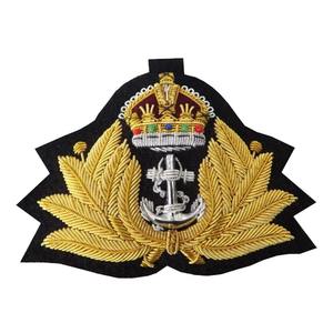 Badge tactique magnétique 3D personnalisé de qualité supérieure, insignes brodés en feutre non tissé, aigle à sequins à coudre sur uniforme ou blazer, OEM - Product Image 4