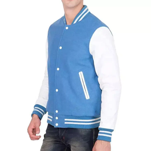 Chaqueta Varsity de Lana 100% Personalizada para Hombre, Talla Grande, Estilo Vintage, con Bordado de Alta Calidad, Secado Rápido y Transpirable - Product Image 5