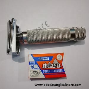 Cobra Rasoir de sécurité à tête oblique à double tranchant pour le visage, le corps et les aisselles Rasage Outil de soins personnels - Product Image 3