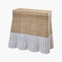 Direct usine Bon prix Table console festonnée en rotin de luxe OEM Variété de tailles Emballage personnalisé fait à la main du Vietnam