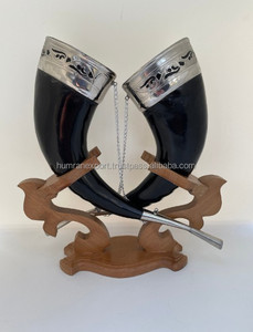 Cuerno para beber vikingo hecho a mano auténtico, duradero y elegante para Mead Ale o Recreaciones históricas, artesanías naturales - Product Image 4