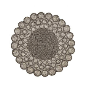 Classic Style <b>Beaded</b> Table <b>Coasters</b> Hand Embroidery Eco-Friendly FLORAL DESIGN Seed Beads Set Intricate Embroidery Custom - Product Image 4
