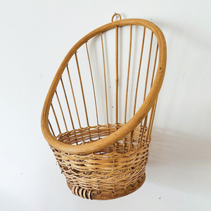 Stylish rattan hanging planter pot greenery <b>display</b> <b>basket</b> pots excellent quality planters - Product Image 3
